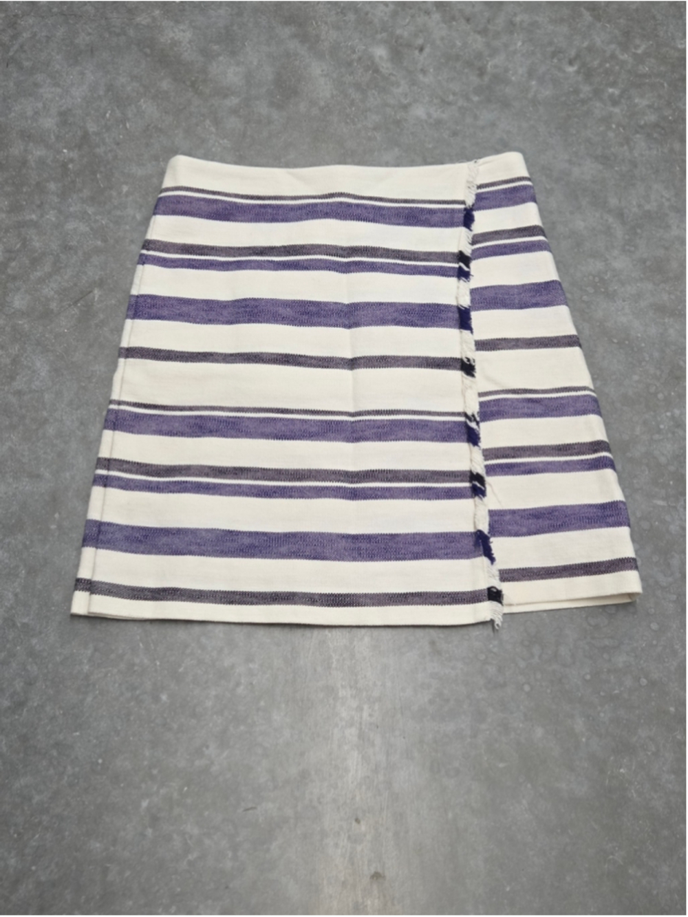 LOFT Striped A-Line Skirt Size 4 Resortwear Southwestern Maritime Nautical